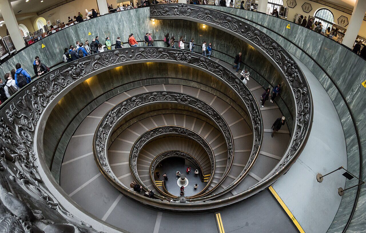 Bramante spiral staircase — Vatican Museums