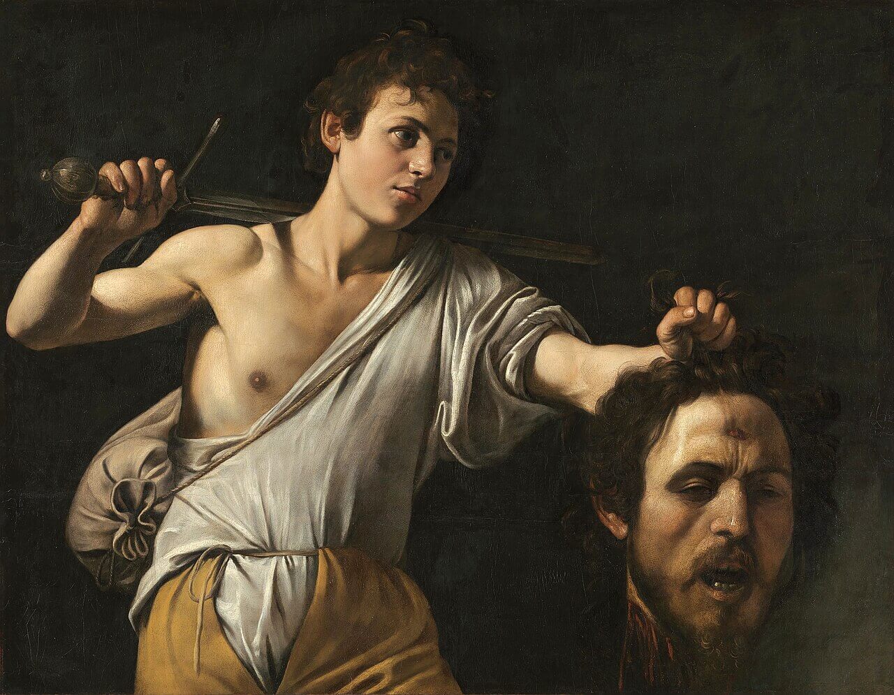 David with the Head of Goliath — Caravaggio
